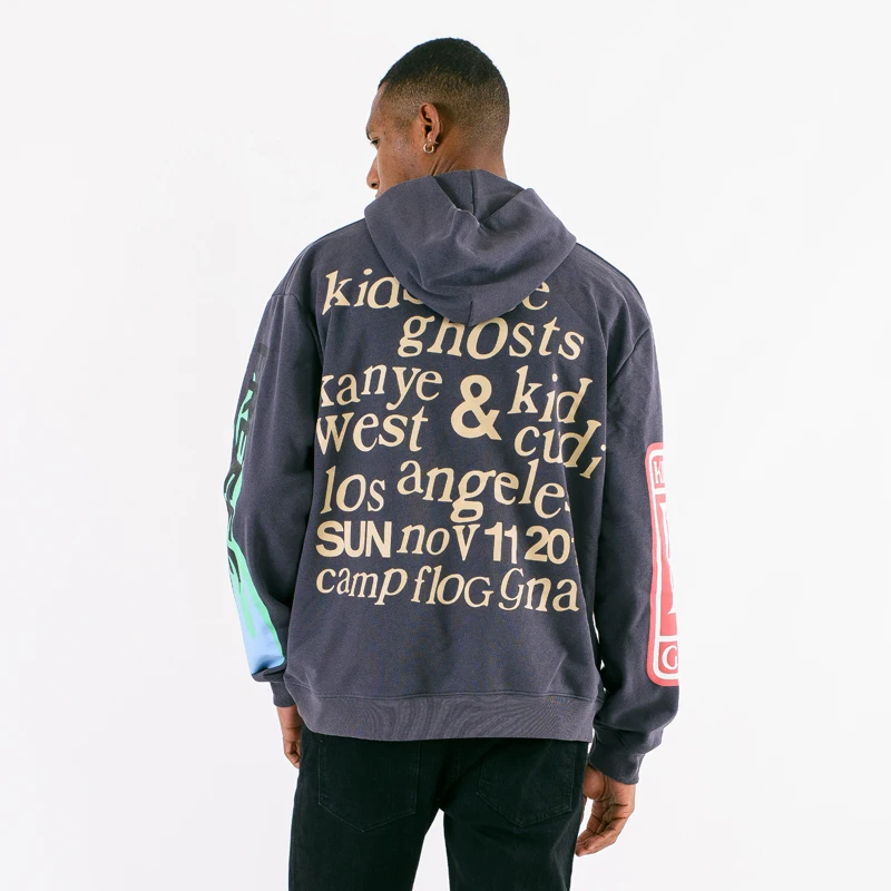 19SS ASAP ROCKY CPFM белая Толстовка Harajuku Kanye West уличная хип-хоп w. W. C. D мужские и женские 1:1 хлопковые повседневные толстовки с капюшоном Yams Day