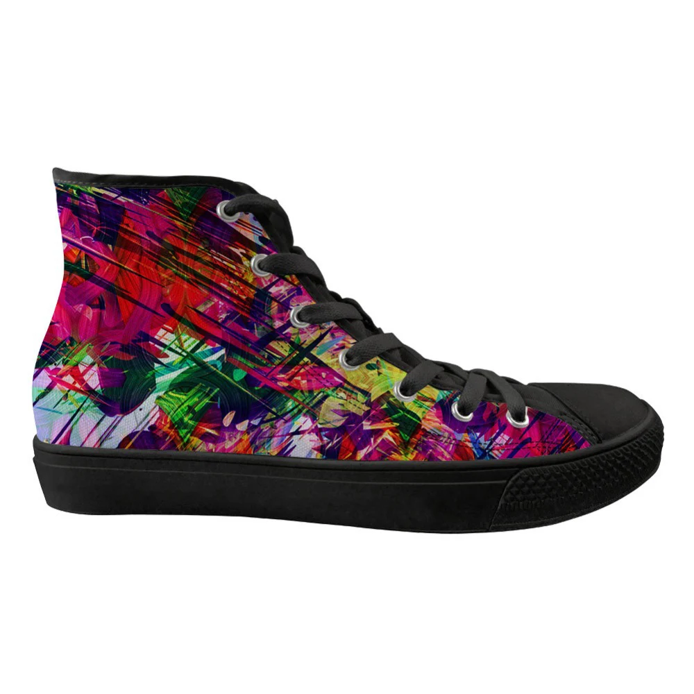 

Fashion High Top Women Casual Canvas Shoes Flats Spring Stylish Ladies Comfortable Vulcanized Sneakers Shoes Woman
