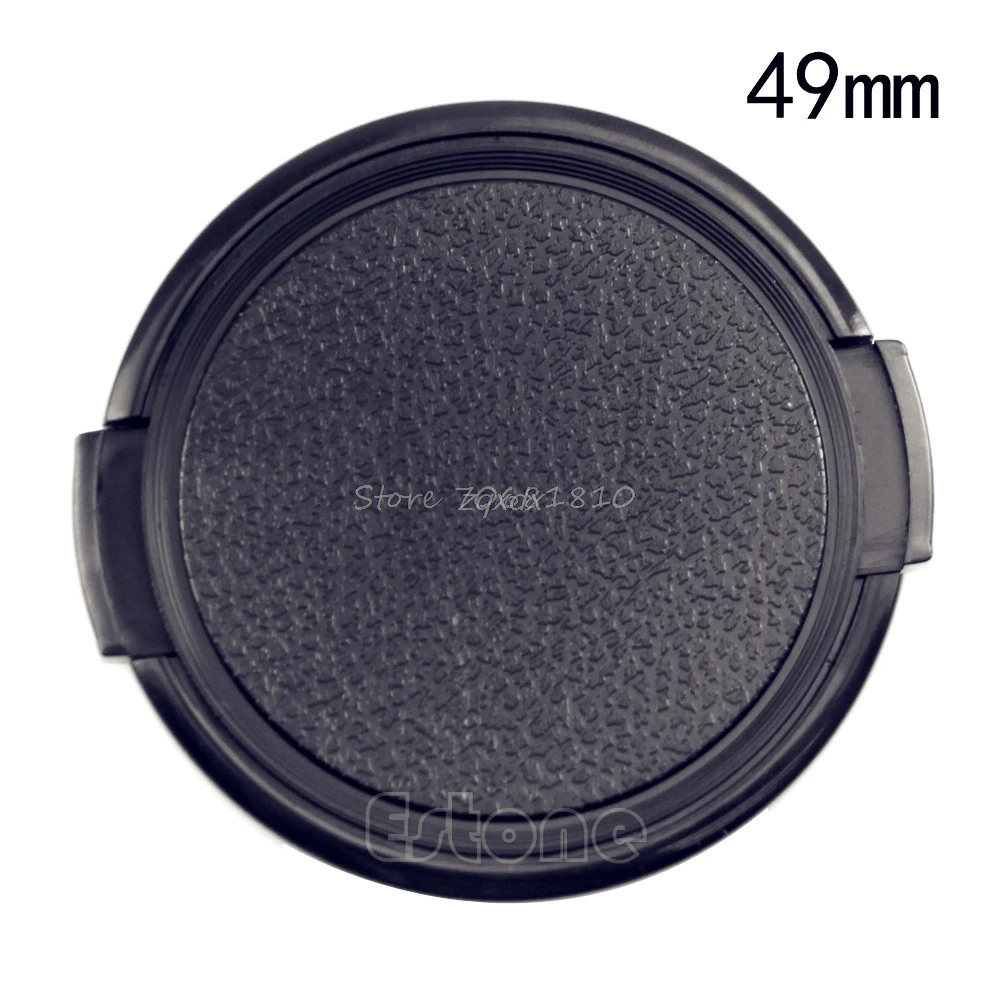 5 шт 49 мм Пластик кнопки на передней линзы Кепки крышка DC SLR DSLR Камера крышка DV для Canon Nikon Z07 Прямая поставка