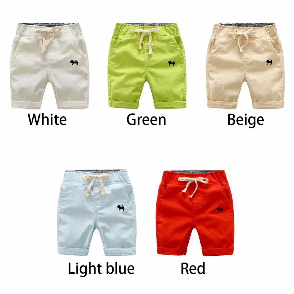 Boy's Classy Elastic Waist Animal Print Shorts-Colors Variations