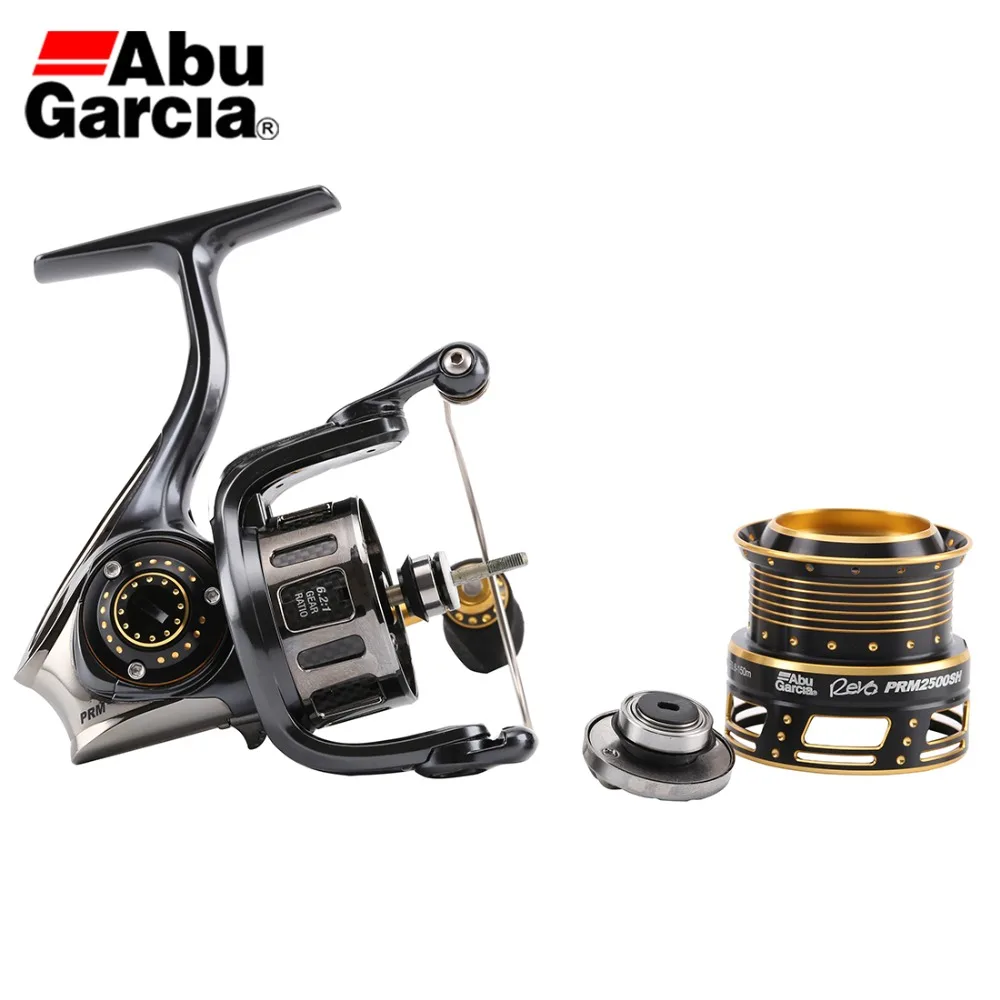 Оригинальная спиннинговая Рыболовная катушка Abu Garcia REVO PRM 2000SH 2500SH 6,2: 1 10BB C6, углеродный бас-светильник, Рыболовная катушка для соли Бастилии