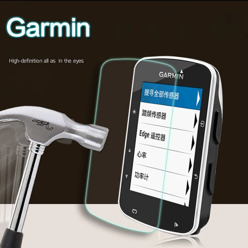 1PC Case & 3PCS Screen Protector Film for Garmin Edge 130 520 530 830 1030  Plus