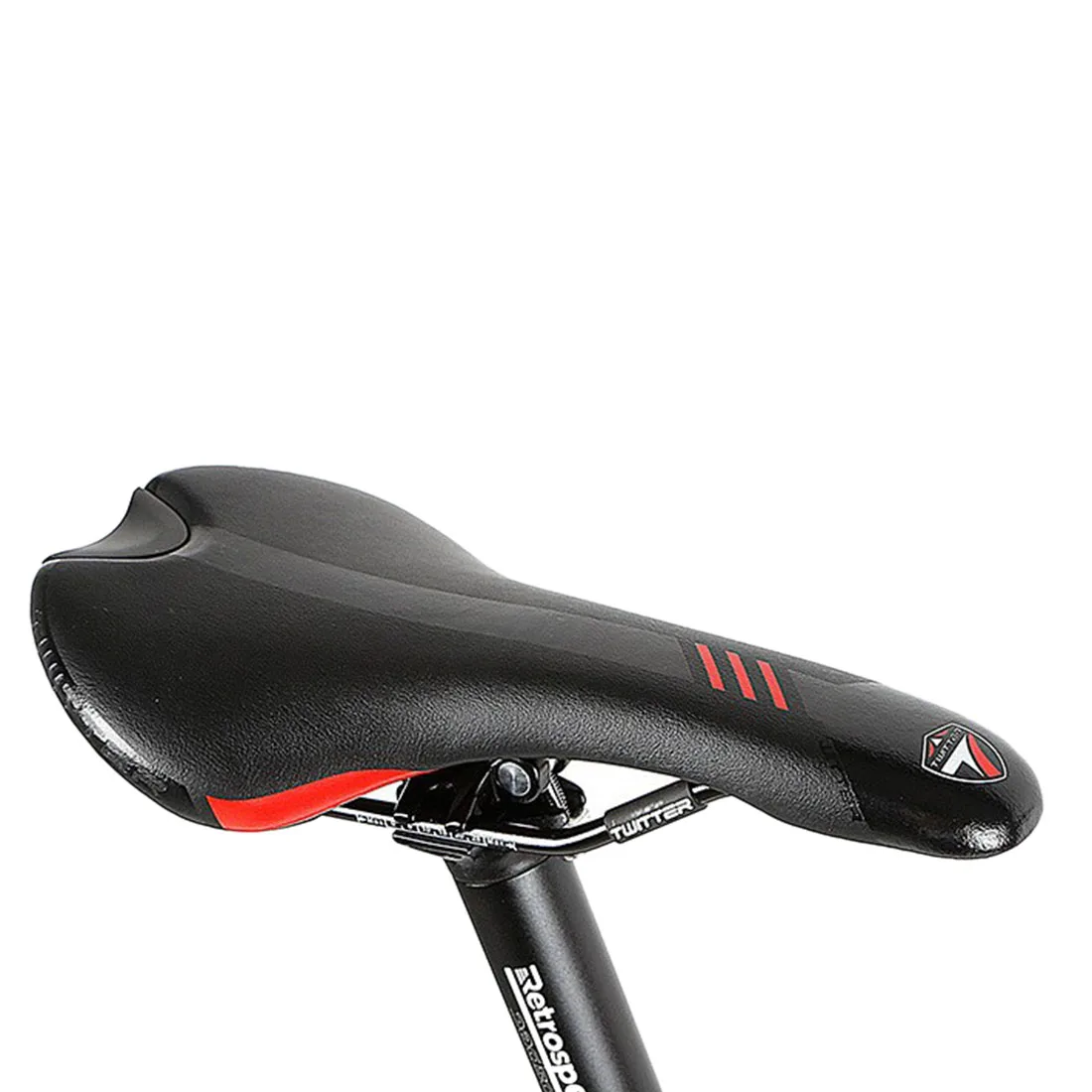 buy TWITTER T14 Lightweight Comfortable Cycling Bicycle Cushion Road Bike Seat Saddle Black + Grey