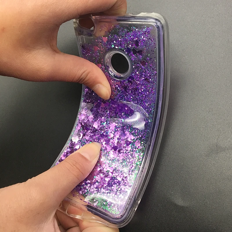 Чехол для телефона с жидким песком Huawei P20 Y7 2017 6C Pro силиконовый чехол Блестящий