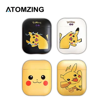 

Cartoon Soft TPU Pokemons Earphone Cover Cases for Apple AirPods 1 2 Wireless Wired Charging Box Cute Pikachus Bag Case