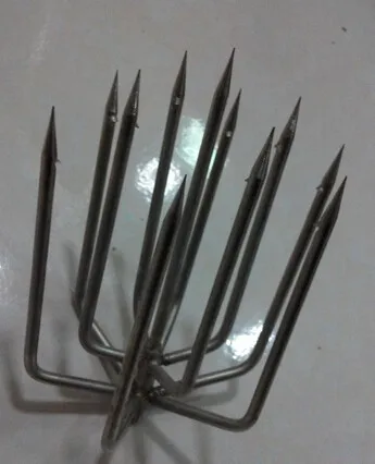 11 Tines stainless steel fishing gaff