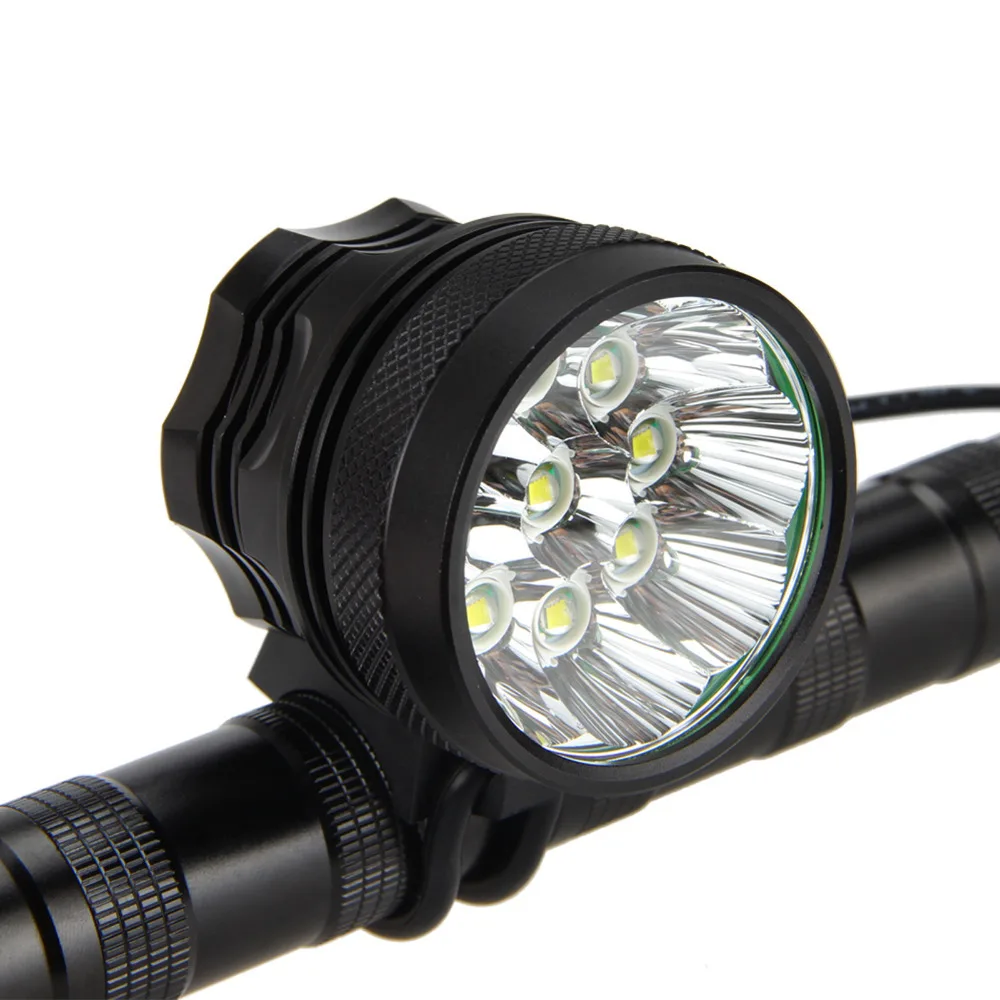 

15000Lumen Aluminum Light 9x XML U2 LED Bike Lamp Waterproof Light+12000mAh Battery + Charger