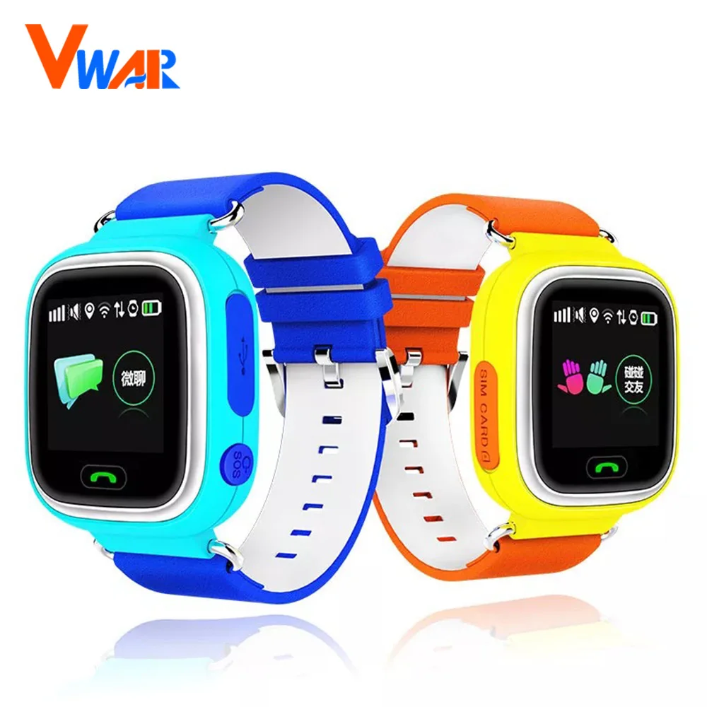 

original Q90 Touch Screen WIFI Positioning Baby Smart Watch Children SOS Call Location Anti Lost Monitor Kids GPS tracker VS Q50