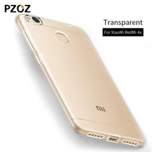 PZOZ Xiaomi Редми 4x случае Премьер Оригинальный Xiomi Редми 4x Силиконовые охватывает Защитную Оболочку принципиально Xaomi Redmi4x красный ми 4×5.0 inch