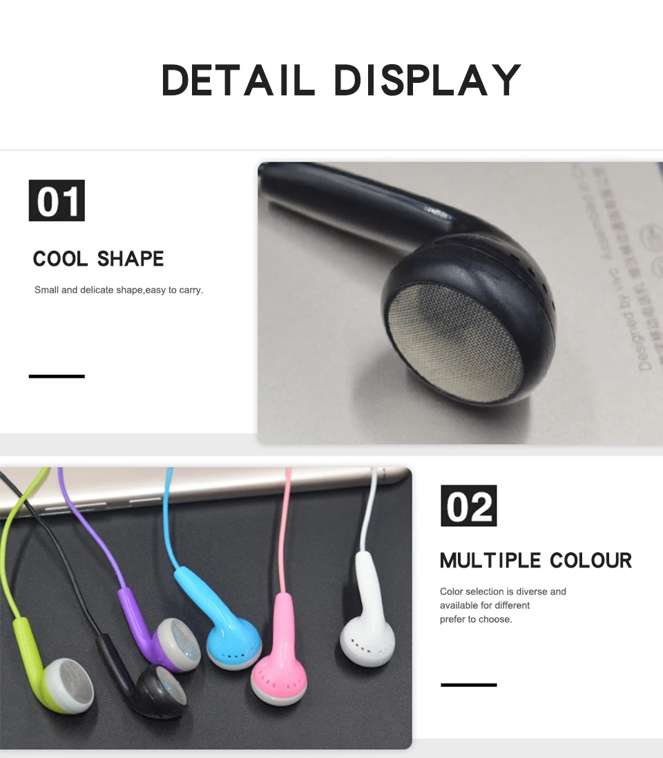 3.5mm In-Ear Stereo Earbuds MP3 Earphones For Common Headphone Sports Earphone Running Headset For Universal Smart Phone (7)