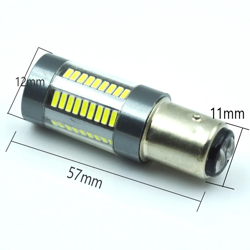 FLYCAR 2 шт. LED S25 1157 BA15D BAY15D Двойной контактный штык авто Blub Автомобильный задний стоп