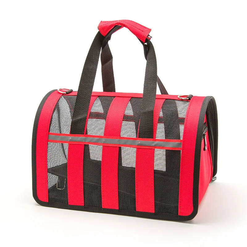 

2017 New portable Adjustment dog bag for small dogs Mesh Breathable pet carrier bag carry for Cats Travel Outdoor Retail