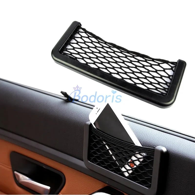 Busta Car Storage Net Bag Console Organizer Box Container Per Toyota Jeep Audi Peugeot Nassan Mercedes Benz Accessori