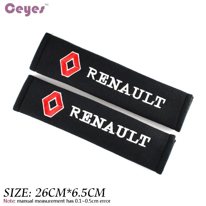 Чехол для автомобильного ремня безопасности Renault Megane 2 Duster Logan Captur Clio Лагуна 3 Fluence