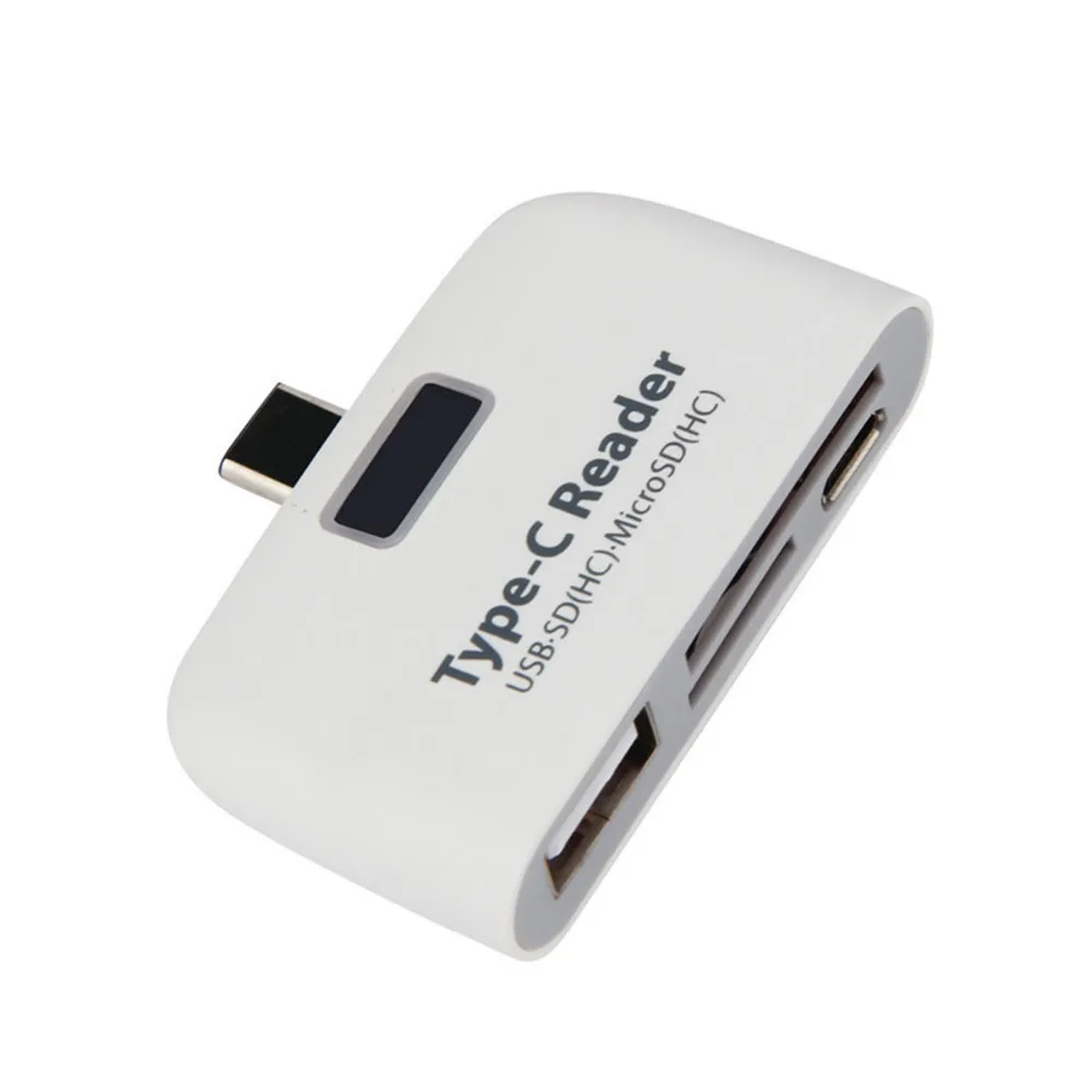 USB3.1 Тип-C 3-в-1 кард-ридер адаптер ж/USB/SD/TF комплект подключения для Тип-типа C для телефона и ПК