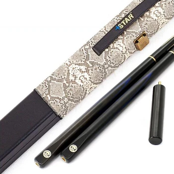 

STAR 3/4 Snooker Cue Kit Stick with Case with Extension Billiard Stick 9.8mm Tip Billiard Cue Stick Kit North American Ash Shaft