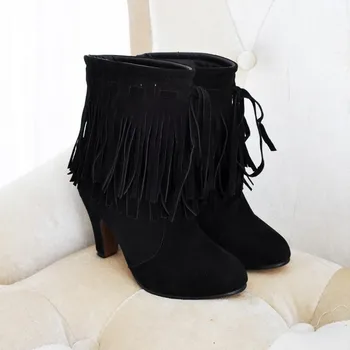 

Winter style thigh high women woman femininas ankle boots botas masculina zapatos botines mujer chaussure femme shoes 306