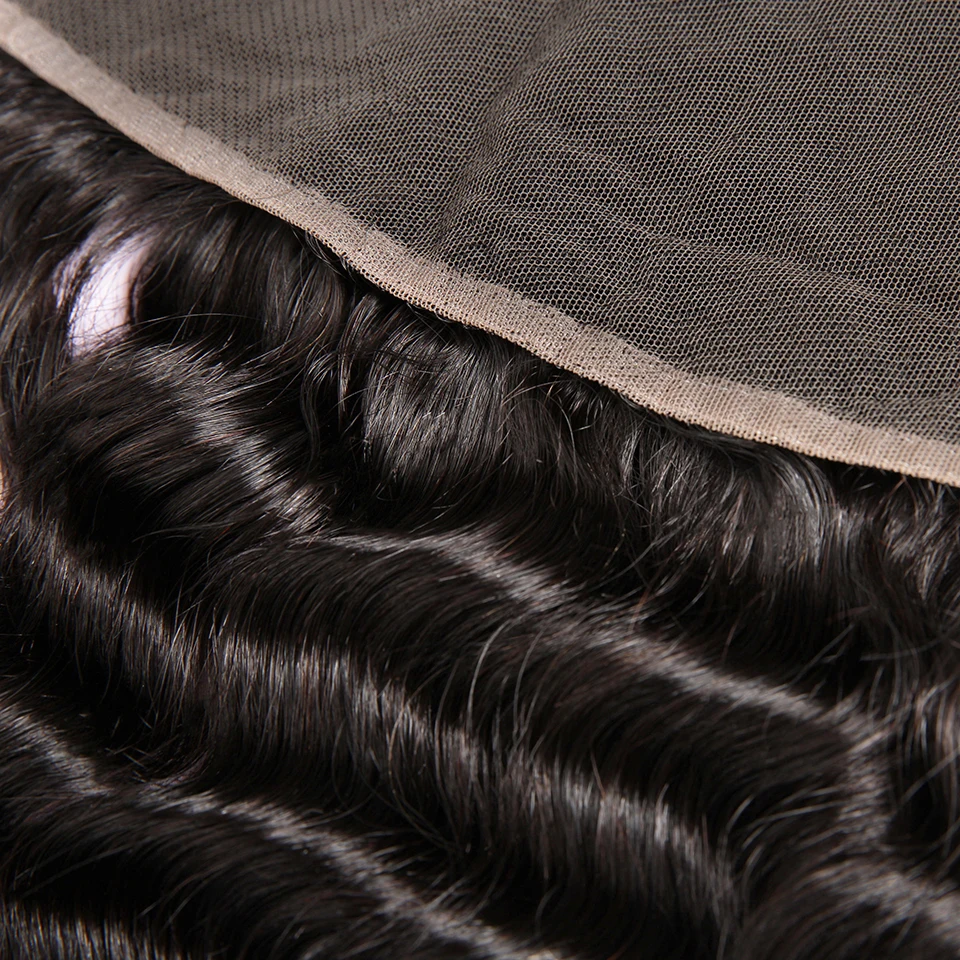 [HJ WEAVE BEAUTY] кружевные фронтальные волосы бразильские натуральные Remy 13*4