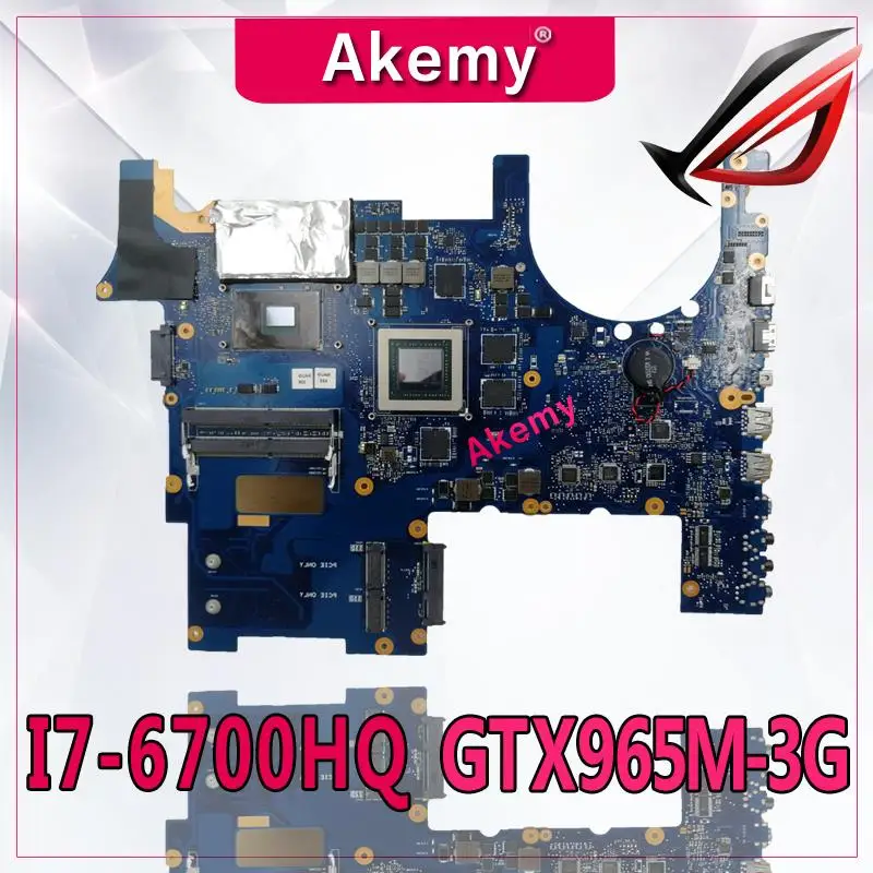  ROG Laptop motherboard for ASUS G752VS G752VM G752VY G752VT G752VL G752V G752 Tests the original mi