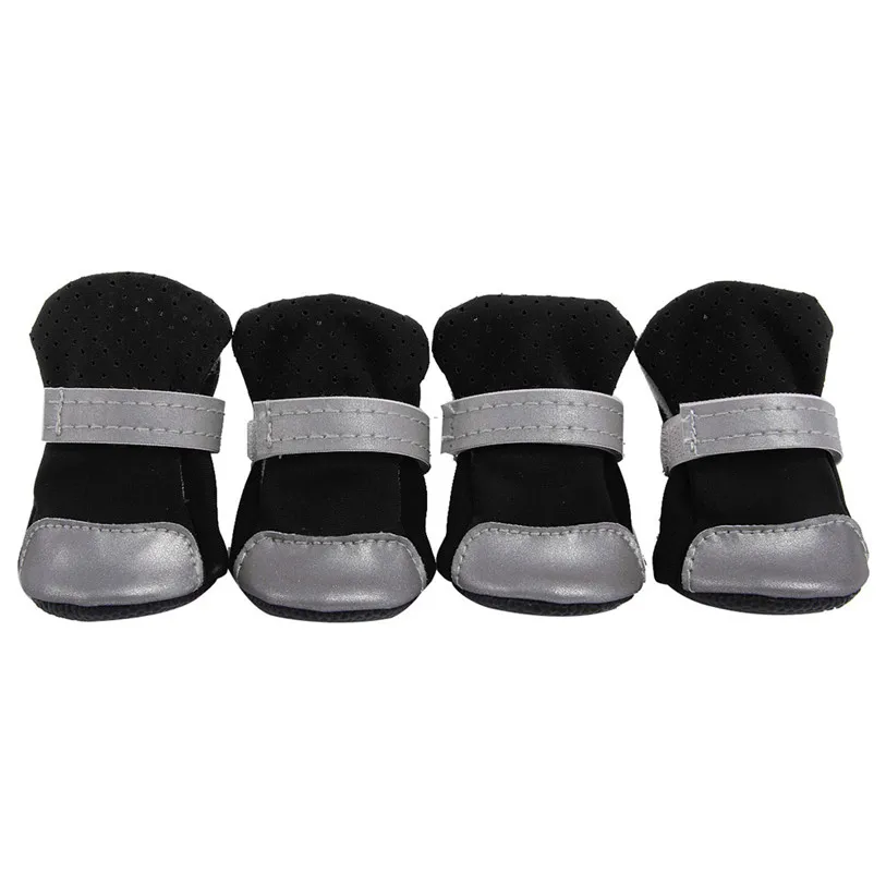 5 Sizes Anti-slip Shoes for Dogs Cats 4PcsSet Reflective Dog Boots Summer Dog Rain Shoes Puppy Sneakers Pet Supplies 40DC26 (13)