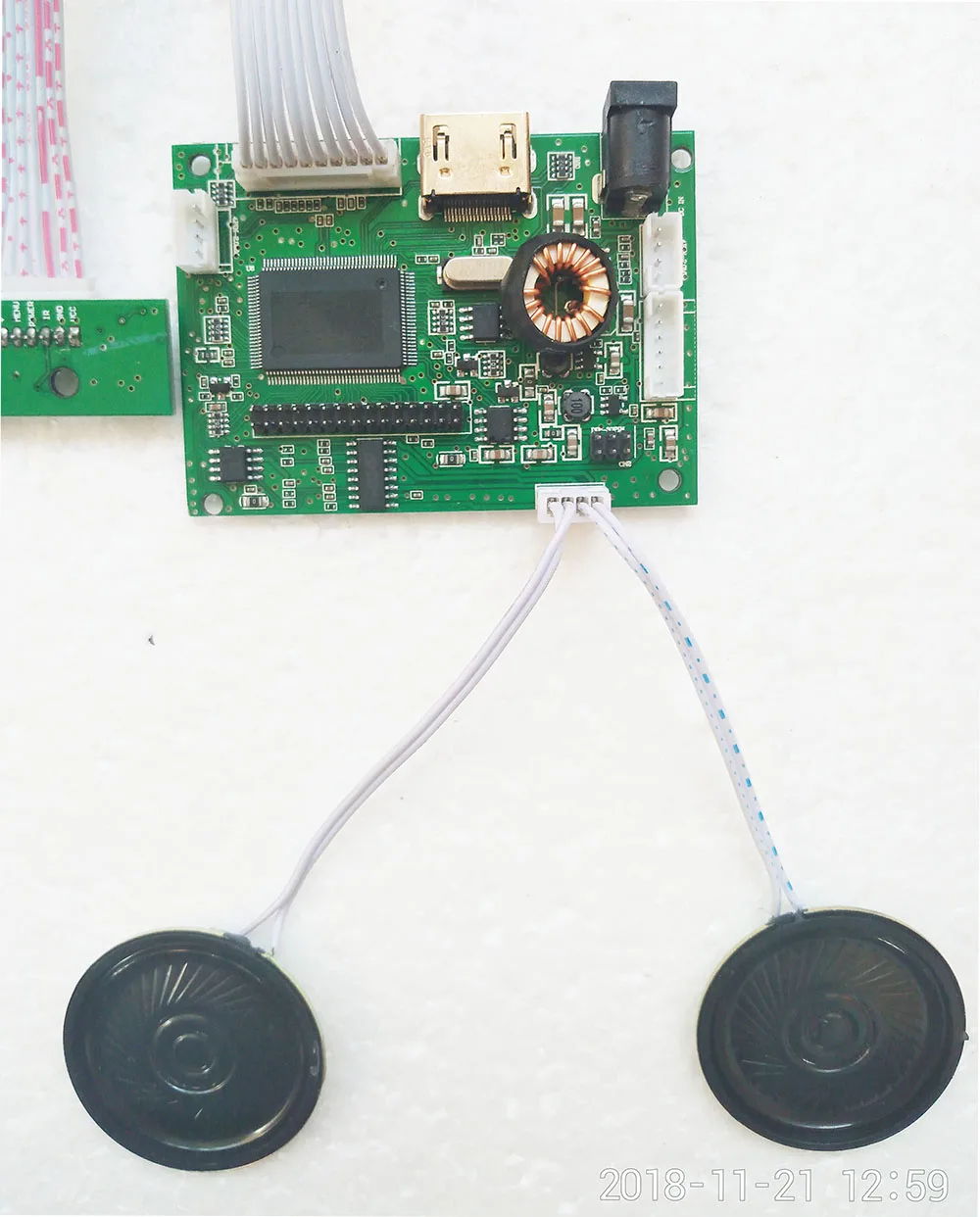 Плата драйвера Mini HDMI для lvds lcd с 2 динамиками 73*53 мм|ЖК-экраны и панели планшетов| |