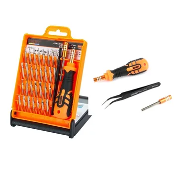 

1 Tweezers +30pcs Precision Screwdriver Set Magnetic Phone Camera Repair Tools Slotted/Phillips/Torx/Hex/Y-type/Triangle/U-type