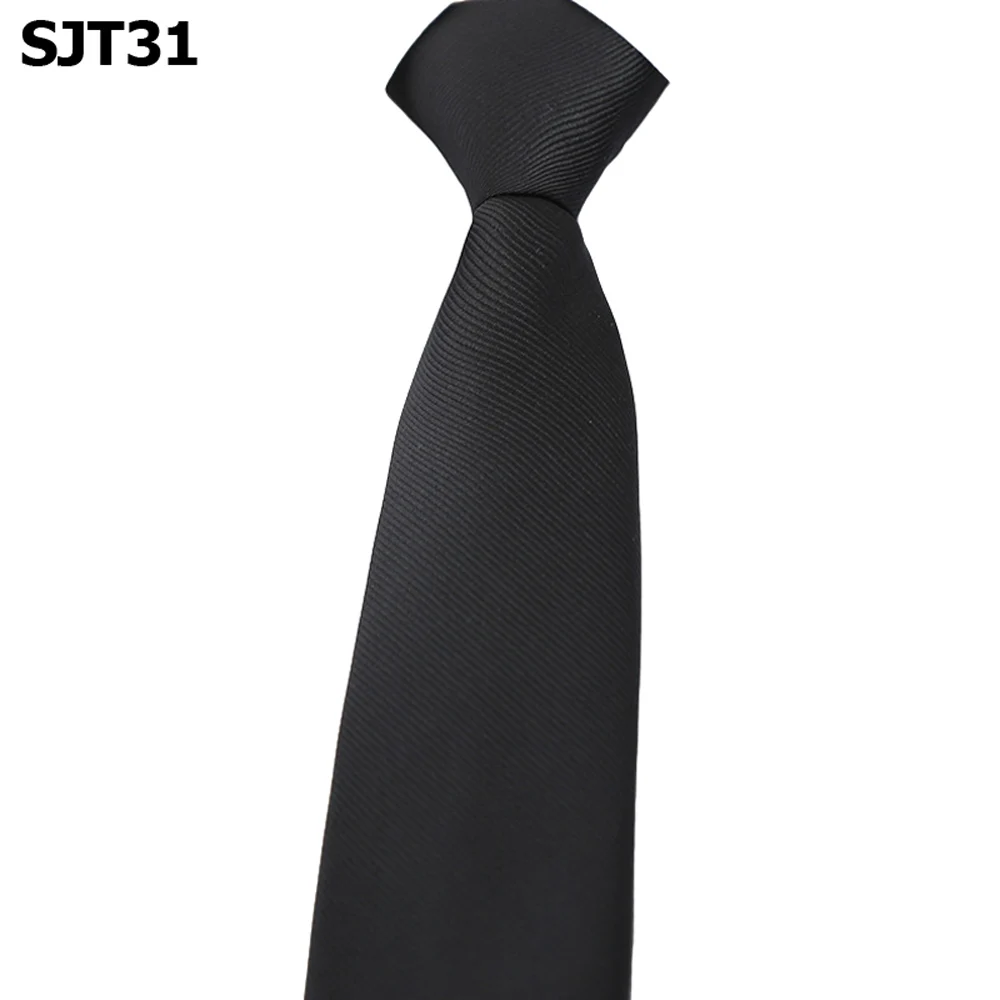 Мужской классический галстук в полоску, в горошек, с цветочным узором, на молнии, для свадебной вечеринки, предварительно завязанный Галстук, BWTXN0001 - Цвет: SJT31