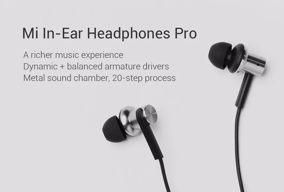 Xiao mi Hybrid Наушники | Xiao mi Hybrid Pro HD | Xiao mi Hybrid 2 Наушники mi In-Ear Наушники с mi crophone для мобильных телефонов