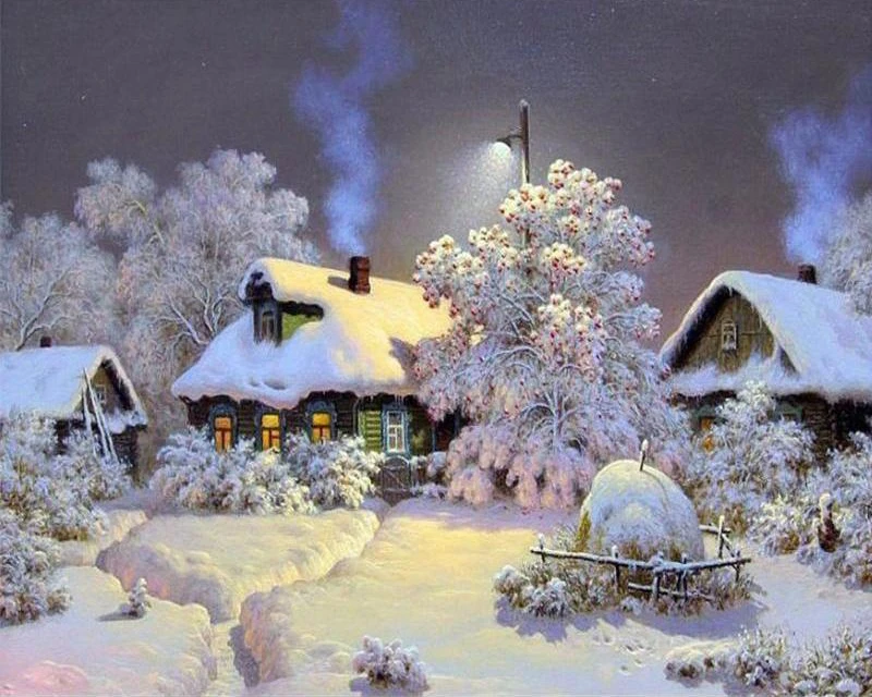 CHENISTORY-Frameless-Snow-House-DIY-Painting-By-Numbers-Landscape-Wall-Art-Picture-Hand-Painted-Oil-Painting_1024x1024