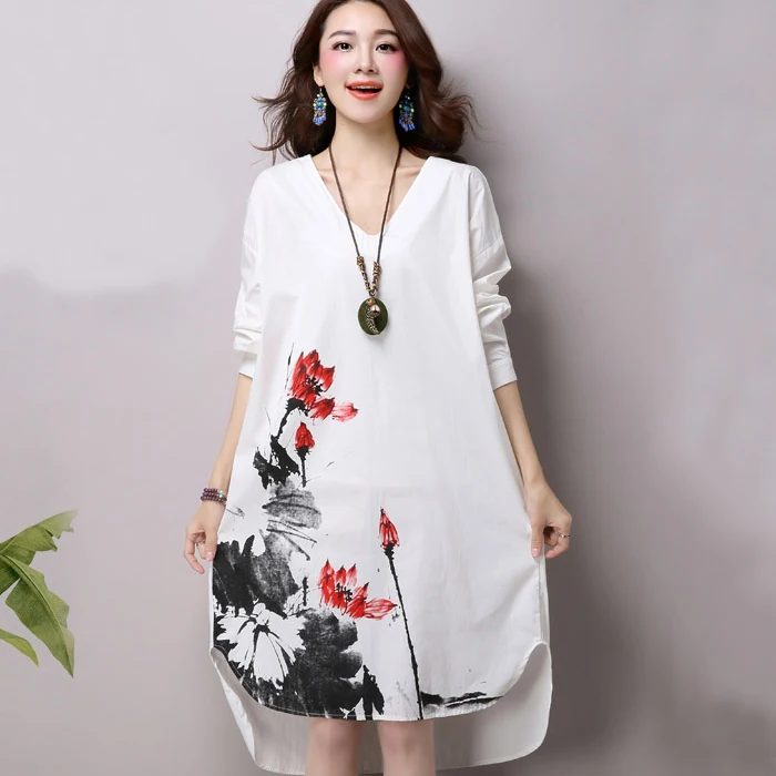 autumn spring women v neck floral printed long sleeve blouses autumn spring women v neck floral printed long sleeve blouses