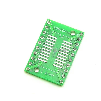 

Free shipping 10PCS TSSOP20 SSOP20 SOP20 to DIP20 Transfer Board DIP Pin Board Pitch Adapter NEW