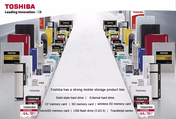 Toshiba Wifi sd-карта SLR камера карта памяти Высокоскоростная поддержка 4K Беспроводная sd-карта 16 ГБ 32 ГБ 64GBWiFi-SD карта памяти