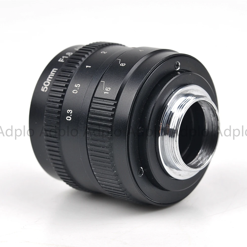 50 мм F1.8 Infinity C объектив для с-образное крепление для объектива Камера+ C до Micro M4/3/NEX/nikon1/Pentax Q/Fuji/EF M M10 переходное кольцо для Камера