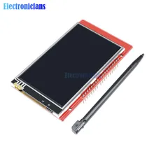 5v/3.3v 3.2 polegada 240x400 tft lcd tela de toque expansão escudo módulo display led para arduino com caneta toque 3.2