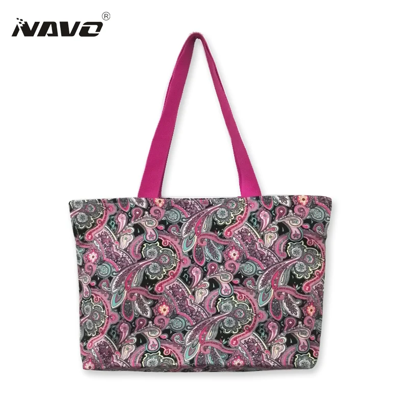 Women&#39;s Handbag Summer Beach Bag Colorful Bohemian Shoulder Casual Bags Nylon Fabric Hand Tote ...