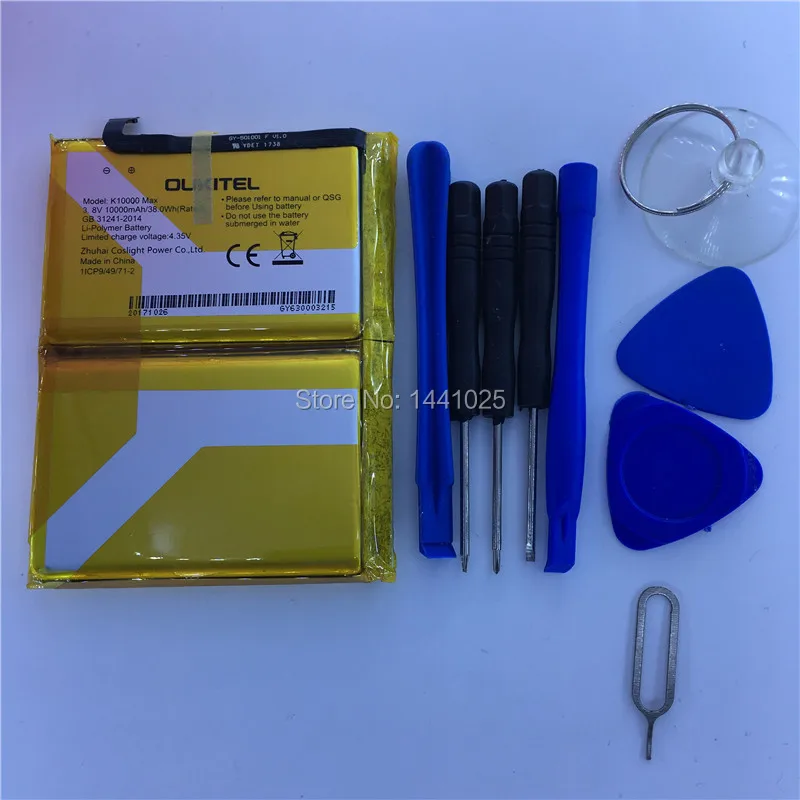 

2 pieces / lot for OUKITEL K10000 max battery 10000mAh Long standby time Mobile phone battery OUKITEL Mobile Accessories