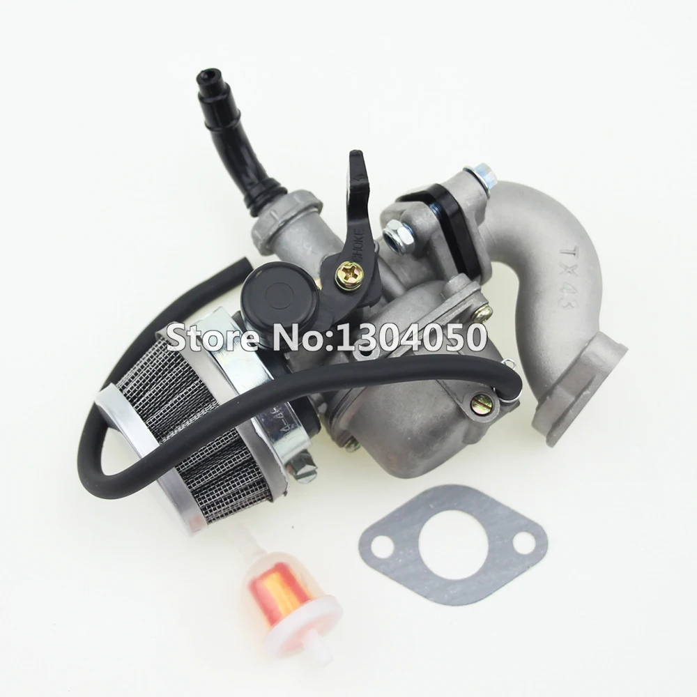 Ceny PZ19 19mm dławik ręczny gaźnik Carb rura ssąca filtr powietrza filtr paliwa 50cc 70cc 90cc 110cc 125cc Quad ATV Taotao Sunl nowy
