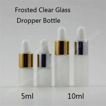 

12pcs/lot 3ml 5ml Clear Frosted Glass Dropper Bottle, Small Frosted Dropper Bottle Pipette, 3cc 5cc Glass Bottle with Dropper