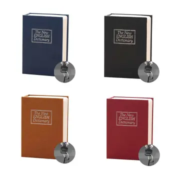 

1 PC 4 Colors Dictionary diversion Secret Book Hidden Safe Box with Key Lock Jewelry Storage 7"*4.5"*2.2"in