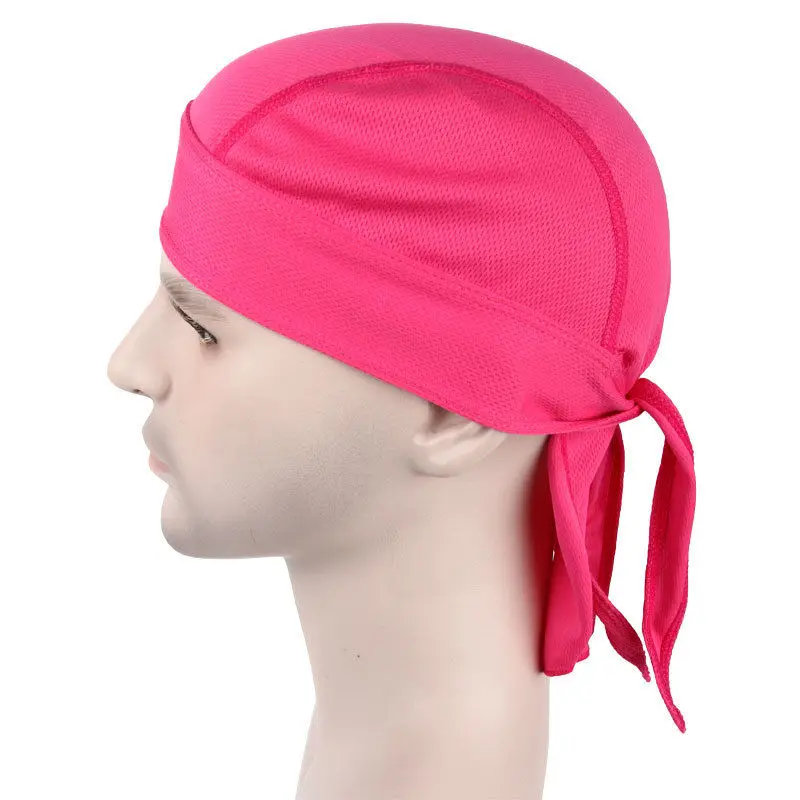 WHITE COOL MESH BREATHABLE sport hip hop BIKER DOO durag SKULL CAP HAT Nylon