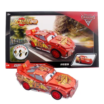 

Disney Racing Story 3D Power Jigsaw Puzzle New Kings Double Back Force can run 20 meters away Toys for children Puzzles Games