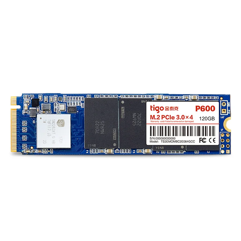 Tigo SSD M2 PCIE NVME 120GB 2280 HDD Внутренний твердотельный накопитель M.2 внешний жесткий диск настольный ноутбук ПК P600