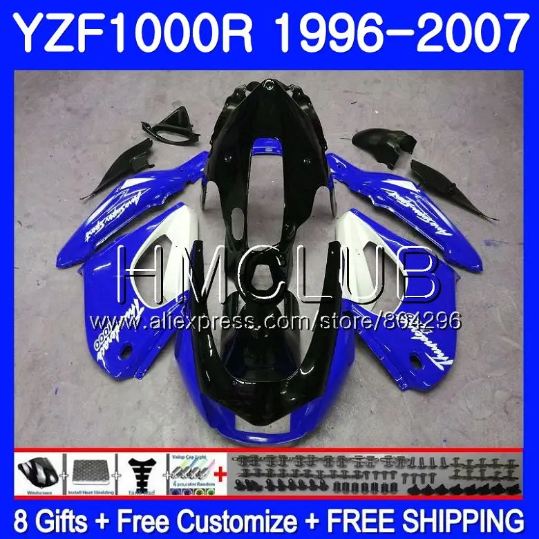 

Thunderace Factory blue For YAMAHA YZF1000R 02 03 04 05 06 07 104HM.13 YZF-1000R YZF 1000R 2002 2003 2004 2005 2006 2007 Fairing