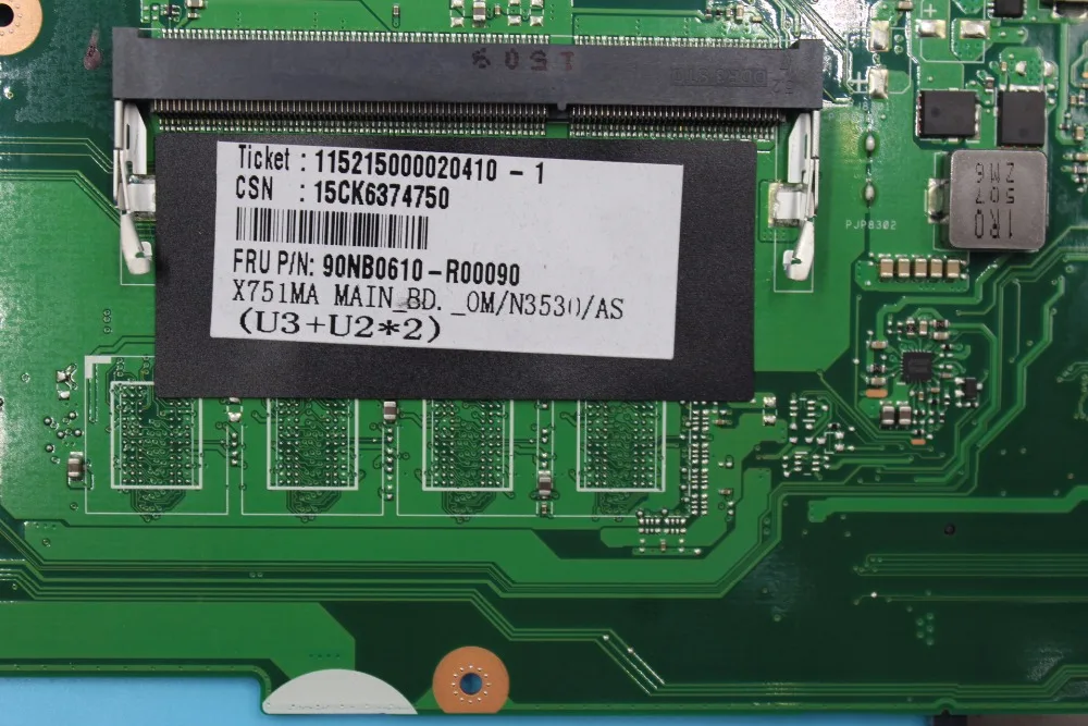 X751MA материнская плата для ноутбука N3530 4 ядра rev2.0 For Asus k751M K751MA R752M R752MA X751MD тестовая