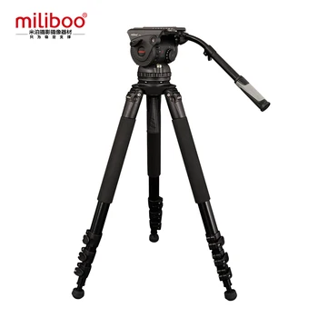 

miliboo Professional Broadcast Movie 4-Section Tripod M15L with Hydraulic Fluid Head Load Bearing 18 kg Max Height 207cm