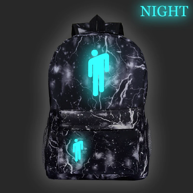 Billie Eilish Backpacks Bag School Bags for Boys Girls Travel Bags Teenage Notebook Backpack Fashion Nylon Mochila fashion Bag