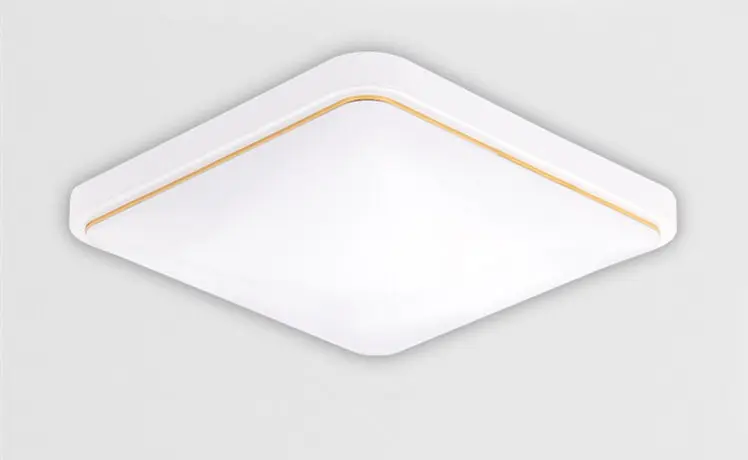 Ультра-тонкий крепящийся на поверхности светодиодный потолочный светильник 12/24 Вт современный светодиодный потолочный светильник в простом стиле для гостиной, спальни, столовая потолочный светильник - Цвет корпуса: Gold color