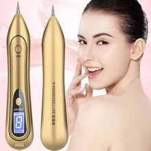 ЖК-Лазерная плазменная ручка 8 передач моль машинка для удаления татуировок развертки темная точечная Ручка очиститель пор для лица бородавка инструмент для ухода за кожей