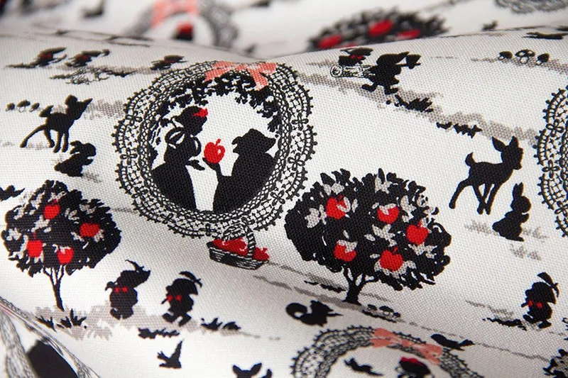 Japanese Kokka Cotton Fabric Quilting Fabric Snow White-50CM