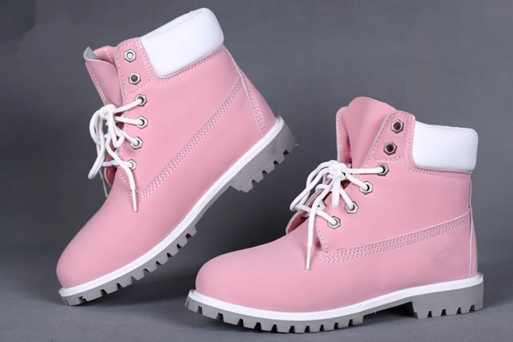 womens pink combat boots